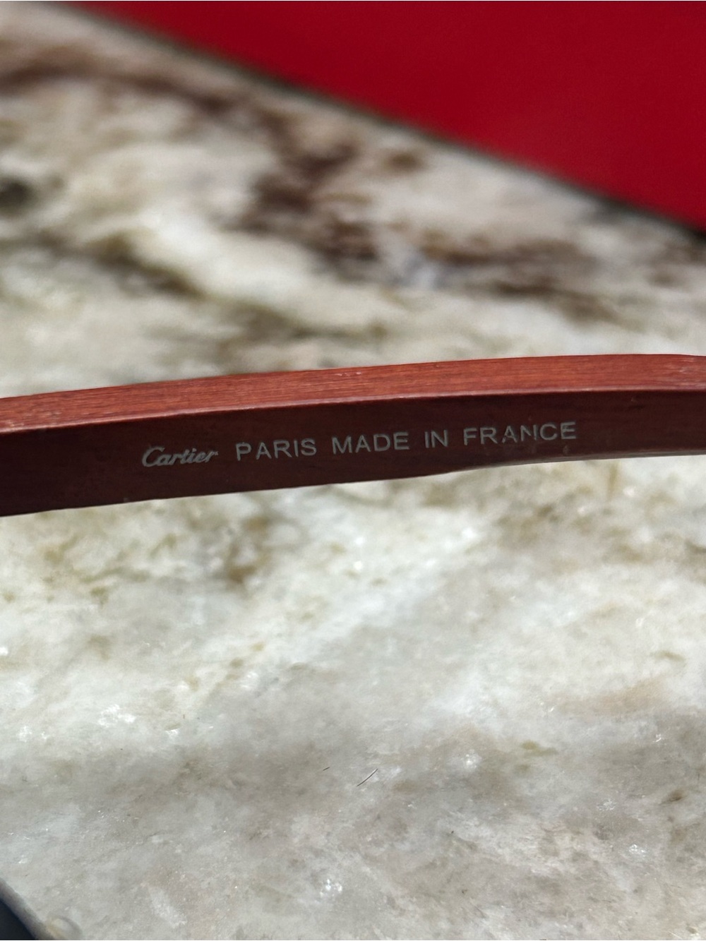 Cartier Men's Rimless Sunglasses - Picture 5 of 6
